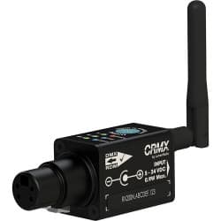 Exalux Connect RX200-RP - Kit Receptor RDM/DMX sem fio Ultra Compacto para Skypanel (Kit Reverso)