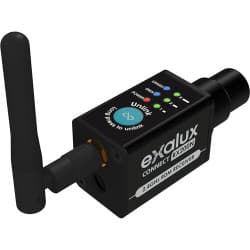 Exalux Connect RX200-RP - Kit Receptor RDM/DMX sem fio Ultra Compacto para Skypanel (Kit Reverso)
