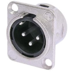 Neutrik NC3MD-L-1 - Conector XLR Macho de 3 Polos