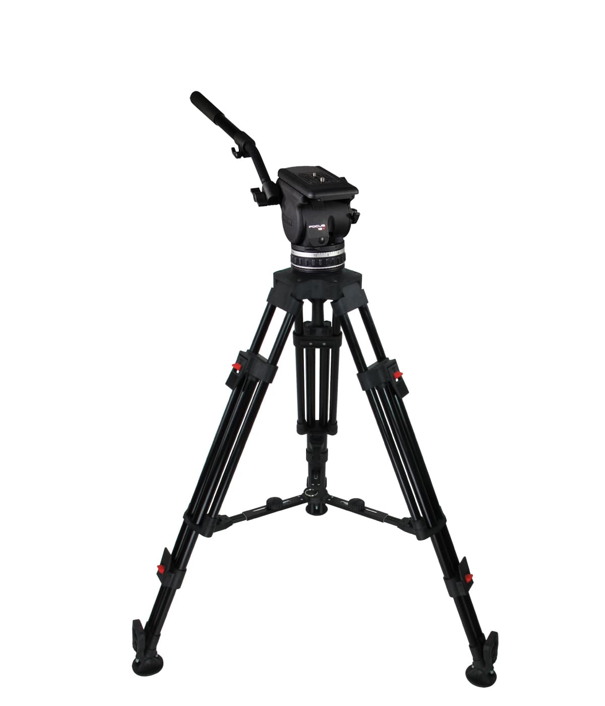 Cartoni - Sistema Focus 18 de Cabeça Fluída + Tripé de Alumíinio EFP 100 MS de 2 Estágios + Bag e Acessórios