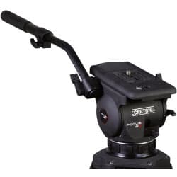 Cartoni - Sistema Focus 12 de Cabeça Fluída + Tripé StabilO CF + Bag de Transporte