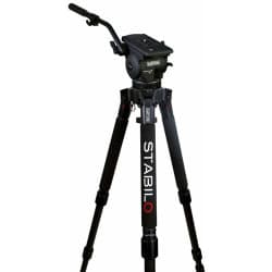 Cartoni - Sistema Focus 12 de Cabeça Fluída + Tripé StabilO CF + Bag de Transporte