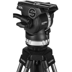 Sachtler Ace XL GS AL - Tripé Ace 75/2 D, Cabeça Fluida, Espalhador de Solo e Bolsa