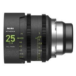 NiSi Athena Prime - Lente de Cinema 25mm Full Frame T1.9 (PL Mount)