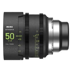 NiSi Athena Prime - Lente de Cinema 50mm Full Frame T1.9 (PL Mount)