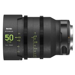 NiSi Athena Prime - Lente de Cinema 50mm Full Frame T1.9 (RF Mount)