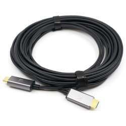 ZILR - Cabo HDMI de Fibra Óptica com Alta Velocidade 4K e Ethernet (10 metros)