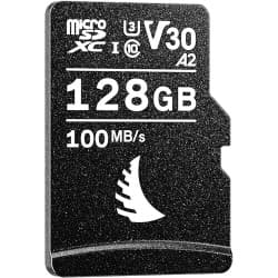 Angelbird - Cartão de Memória de 128GB AV PRO UHS-I microSDXC com Adaptador SD