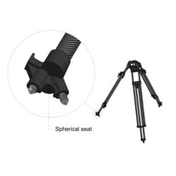Cartoni EFP Carbon 100 - Tripé de Carbono para Câmera (80 Kg)