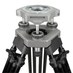 Cartoni T625 - Tripé de Nivelamento Plano para Câmera Pesada (200 Kg)