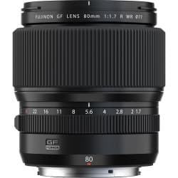 Fujifilm - Lente GF 80mm f/1.7 R WR