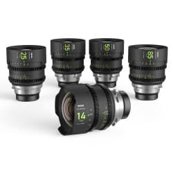 NiSi ATHENA Prime T2.4/1.9 Full-Frame 5-Lens Kit (PL Mount)