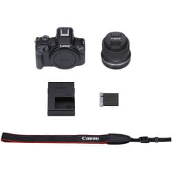 Canon - Câmera EOS R50 Mirrorless com lente 18-45mm (Black)
