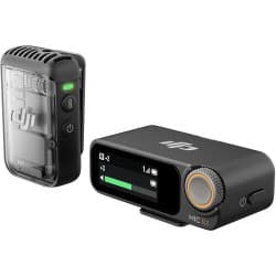 DJI - Mic Sistema/gravador de microfone digital compacto sem fio para câmera e smartphone (2,4 GHz)