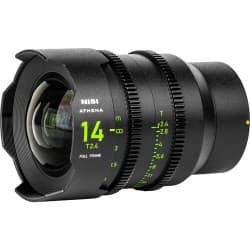 NiSi Athena Prime - Lente de Cinema 14mm Full Frame T2.4 (G Mount, sem filtro drop-in)