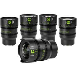 NiSi ATHENA Prime - Kit de Lentes 14, 25, 35, 50 e 85mm (FUJIFILM G Mount)