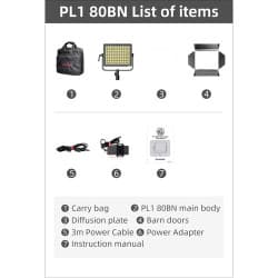iFootage - Anglerfish PL1 80BN LED Panel Light