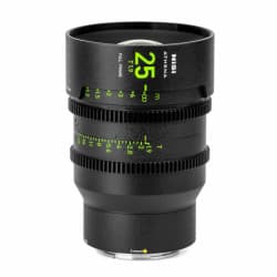 NiSi Athena Prime - Lente de Cinema 25mm Full Frame T1.9 (E Mount, sem filtro drop-in)