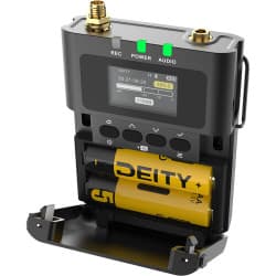 Deity - Microphones Theos Digital Sistema de Microfone Lavaliar Sem Fio para Câmera de 2 Pessoas (Omni, 550 a 663 MHz)