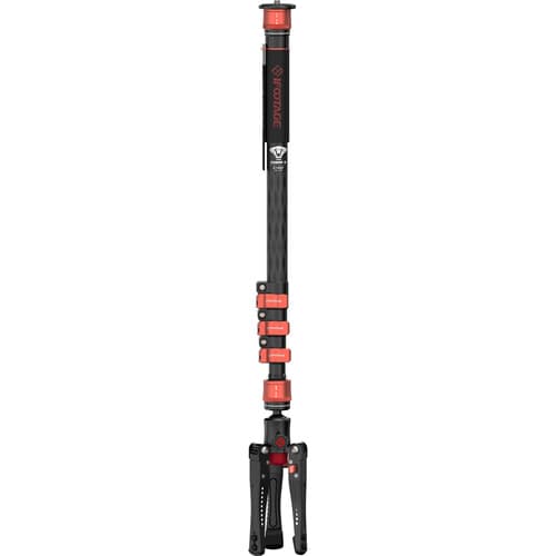 iFootage - Cobra 3 Monopé de fibra de carbono com base de mini tripé