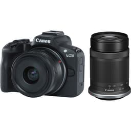 Canon - Câmera EOS R50 Mirrorless com lentes de 18-45 mm e 55-210 mm (Black) - miniatura 5