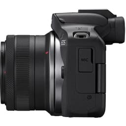 Canon - Câmera EOS R50 Mirrorless com lentes de 18-45 mm e 55-210 mm (Black) - miniatura 3