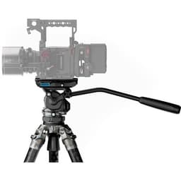 Tilta - Cabeça fluida Cine  de 75 mm com pernas de tripé de fibra de carbono de 3 estágios (Snow Camo) - miniatura 3