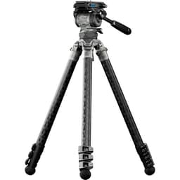 Tilta - Cabeça fluida Cine  de 75 mm com pernas de tripé de fibra de carbono de 3 estágios (Snow Camo) - miniatura 1