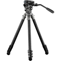 Tilta - Cabeça fluida Cine  de 75 mm com pernas de tripé de fibra de carbono de 3 estágios (Snow Camo) - miniatura 2