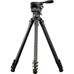 Tilta  - Cabeça fluida Cine de 75mm de fibra de carbono de 3-Stage (carga de 17,6 lb, Space Gray) - miniatura 1
