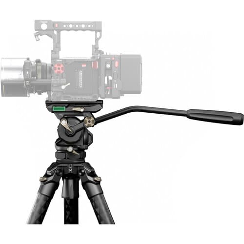 Tilta  - Cabeça fluida Cine de 75mm de fibra de carbono de 3-Stage (carga de 17,6 lb, Space Gray)