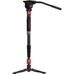 iFootage - Cobra 3 A180T monopod & Komodo K5 Fluid Head Bundle [DISCONTINUED]