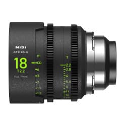 NiSi Athena Prime -  Lente de Cinema 18mm Full Frame T2.2 (PL Mount)