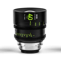 NiSi Athena Prime - Lente de cinema 40mm T1.9 Full-Frame (Montagem PL)