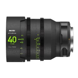 NiSi Athena Prime - Lente de cinema 40mm T1.9 Full-Frame Lens (Sony E , Drop-In Filter Mount)