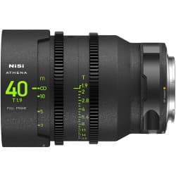 NiSi Athena Prime - Lente de cinema 40mm T1.9 Full-Frame Lens (Canon RF)