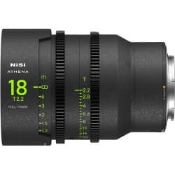 NiSi ATHENA PRIME - Lente full-frame 18mm T2.2 (Sony E, sem filtro drop-in)