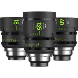 NiSi ATHENA PRIME T2.2/1.9 Full-Frame 3-Lens Add-On Kit (ARRI PL)