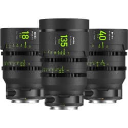NiSi Athena Prime - Kit complementar de 3 lentes T2.2/1.9 Full-Frame (Canon RF)