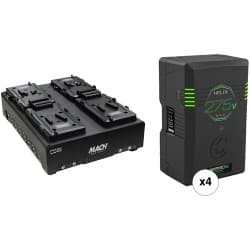 Core SWX - Kit Helix Max 275 com 4 Baterias e Carregador Mach4 (Montagem em V)