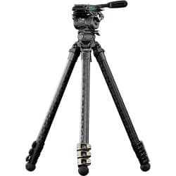 Tilta  - Cabeça fluida Cine de 75mm de fibra de carbono de 3-Stage (carga de 17,6 lb, Space Gray)