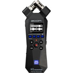 Zoom H1essential - Gravador de áudio portátil flutuante de 2 trilhas e 32 bits