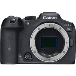 Canon - EOS R7  Câmera Mirrorless com kit de criação de conteúdo de lente de 18-45 mm