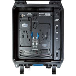 Blueshape - RUGGED Mini Estação de energia em caixa para 2 baterias