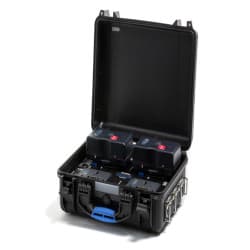 Blueshape - RUGGED 3S Estação de energia em caixa para 4 baterias