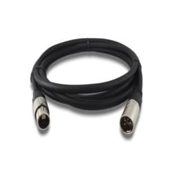 Blueshape - Cabo XLR 4 pinos macho para XLR 4 pinos fêmea (3m)
