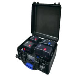 Blueshape - Carregador rápido robusto de 4 compartimentos para 3 pinos