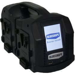 Blueshape - Carregador de bateria portátil de montagem em V de 4 canais