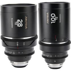 Laowa - Proteus 2X Anamorphic 2-Lens Bundle Set C (28mm, 100mm) - Silver (Feet) Arri PL (Default) + EF