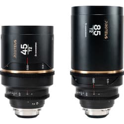 Laowa - Proteus 2X Anamorphic 2-Lens Bundle Set B (45mm, 85mm) - Amber (Feet) Arri PL (Default) + EF